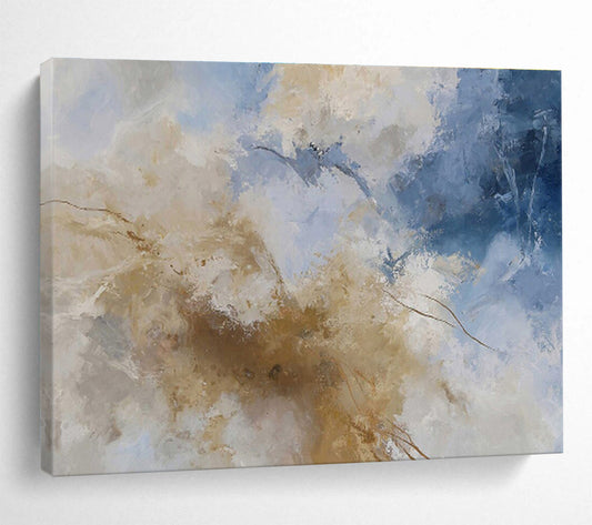 Custom Hand-Painted Wall Mural for Office & Dining Room DKH136