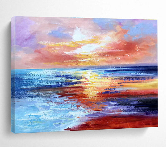 “Ethereal Whispers” Immense Abstract Wall Decor for Entryway & Bedroom DKH294
