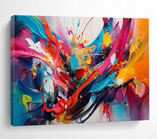 Bold Fearless Oversized Abstract Wall Art for Bar & Hotel Lobby LargeART1812
