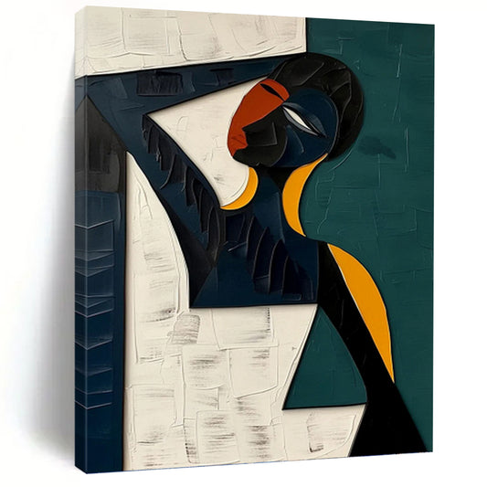 Gigantic Hand - Painted Custom Abstract Painting (with Distinct Textures), Transforming Hallway and Entryway DKH1466
