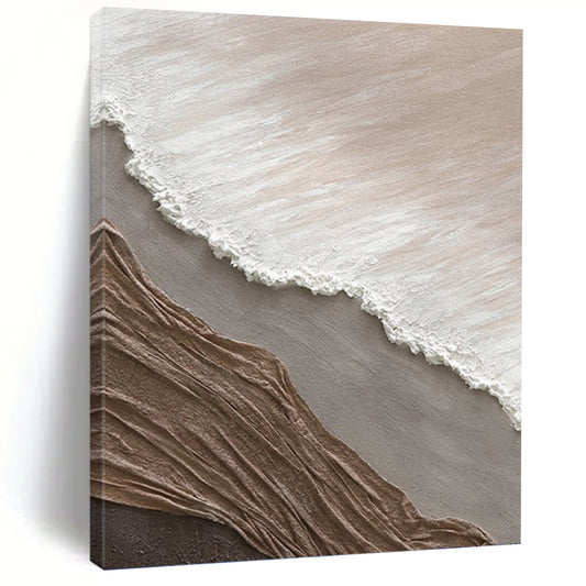 Large - Scale Hand - Painted Custom Textured Abstract on Canvas for Living Room & Office DKH1036