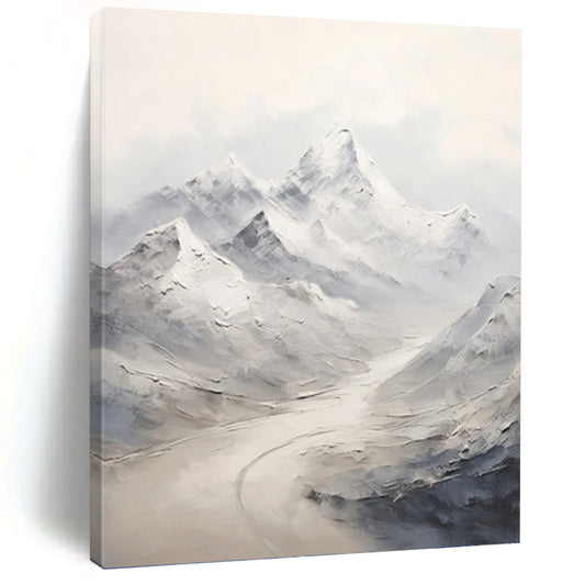 Exceptionally Striking Hand - Painted Textured Abstract Canvas for Art Gallery & Exhibition Space DKH1264