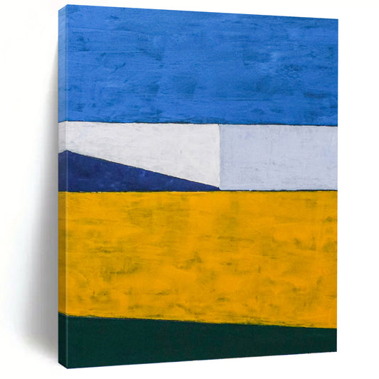 Artisan - Crafted Textured Canvas Abstract for Dining Room & Bedroom DKH1096