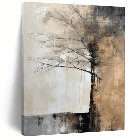Hand-Painted Personalized Abstract Painting for Living Room & Entryway LargeART1929