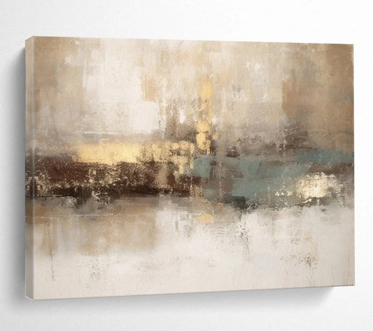 Warm Tones Abstract - Cozy Living Room Charm DLZ070