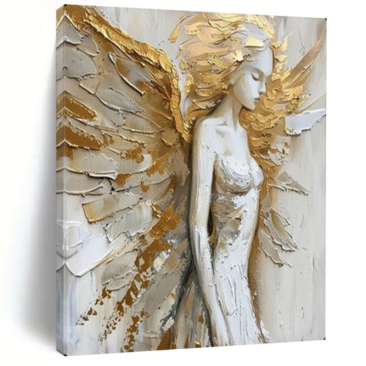Hand-Painted Large-Scale Textured Abstract Wall Art for Bedroom & Kids' Room LargeART2138