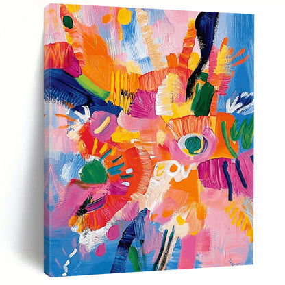 Custom Hand-Painted Abstract Art: Textured Styles for Bar & Hotel DTP287