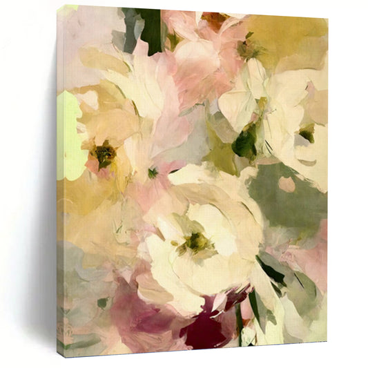 Vivacious Hand - Painted Textured Abstract Painting on Canvas for Bedroom & Office DKH1354