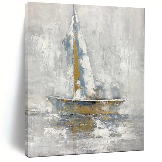 Graceful & Elegant Hand-Painted Bespoke Abstract Painting for Dining Room & Hallway LargeART1957