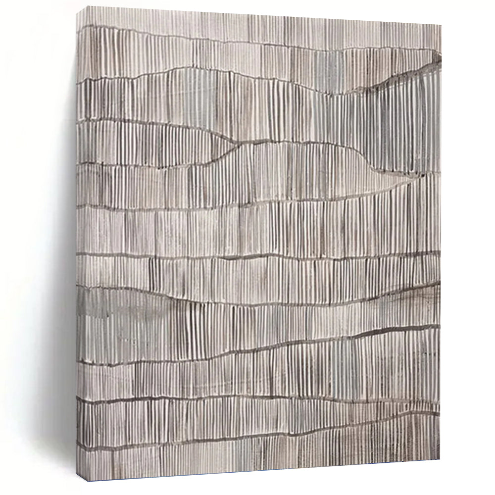 Oversized Hand - Rendered Custom Textured Abstract Painting for Bar & Entryway DKH1031