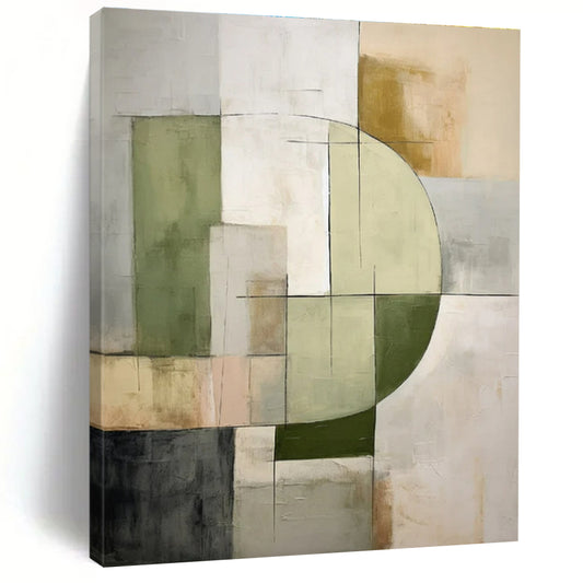 Hand-Painted Bespoke Abstract Canvas for Office & Hotel Art Galleries LargeART1451