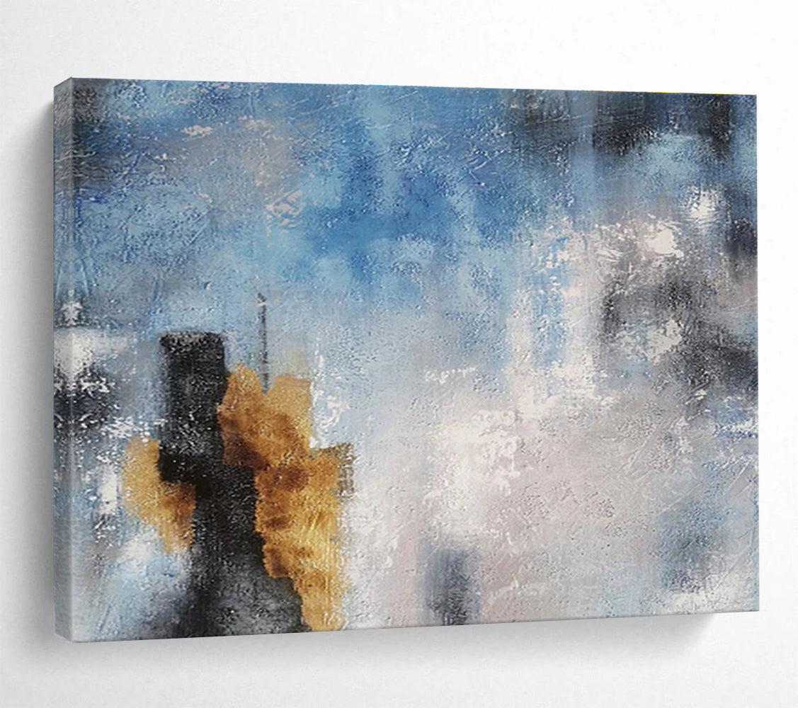 Hand - Painted Textured Large Abstract Canvas for Any Space DKH653