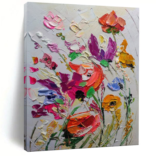 Large Custom Abstract Paintings: Hand-Painted Textures for Bar & Hotel DTP265