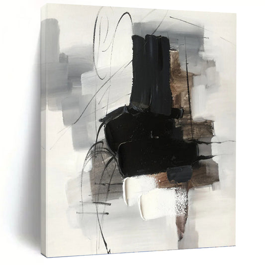 Mysterious Hand - Painted Textured Abstract for Bedroom & Hallway DKH1280