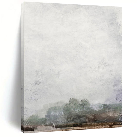 Custom Hand-Painted Abstract Art: Big Sizes & Textures for Office & Dining Room DTP222