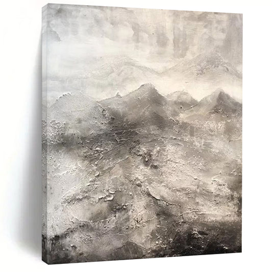 Large Custom Abstract Paintings: Handmade Textures for Dining Room & Entryway DTP256