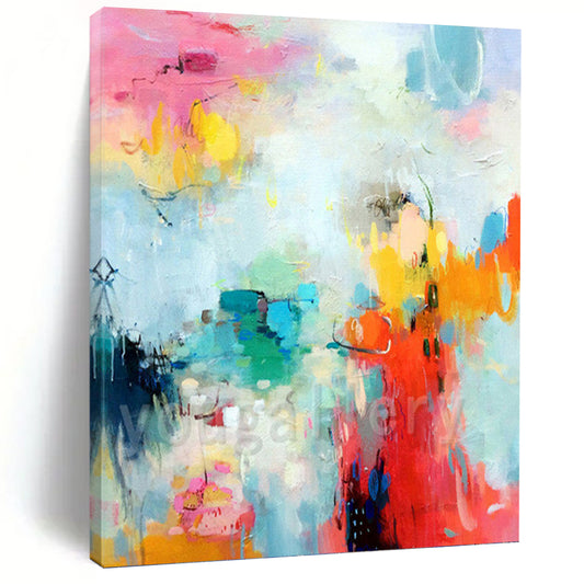 Impressive Hand - Rendered Textured Canvas Abstract for Office & Entryway DKH1065