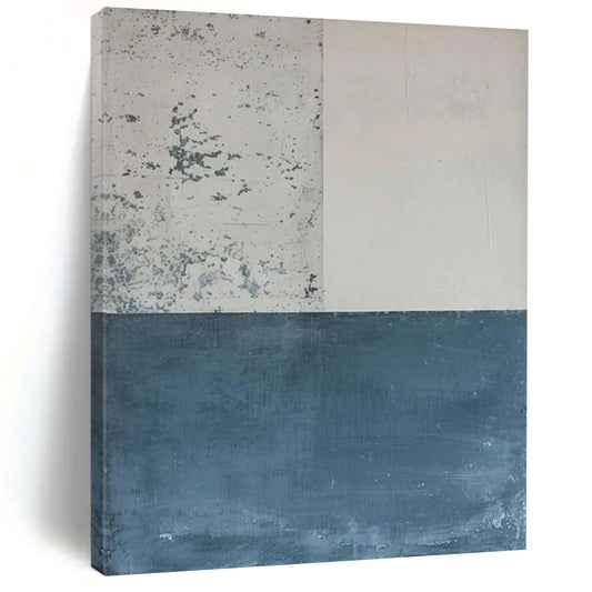 Ravine Echoes: Massive Hand - Painted Textured Custom Abstract Creation for Hallway and Hotel DTP085
