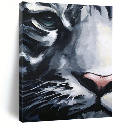 Extra - Large - Scale Hand - Painted Custom Abstract Painting (with Abundant Textures), Suitable for Office and Dining Room DKH1454