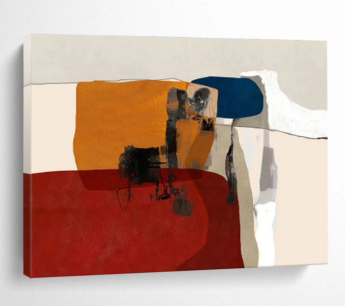 “Elegant Flows” Grand Abstract Wall Decor for Dining Room & Hallway DKH357