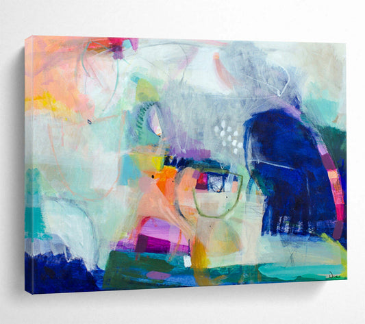 Custom - Fit Large Abstract Mural for Children’s Playroom DKH026