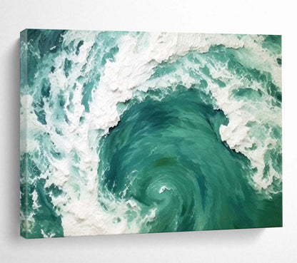Serene Large - Format Abstract Painting for Entryway & Bedroom LargeART1645