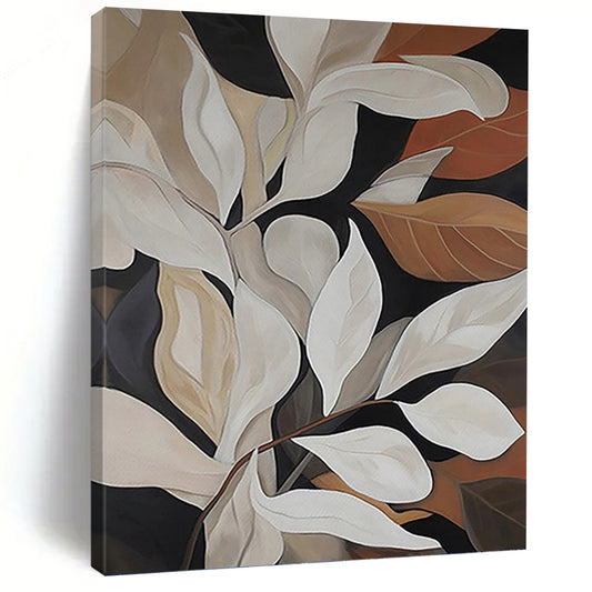 Expertly Conceived Hand - Rendered Textured Canvas Painting for Hallway & Bar DKH1125