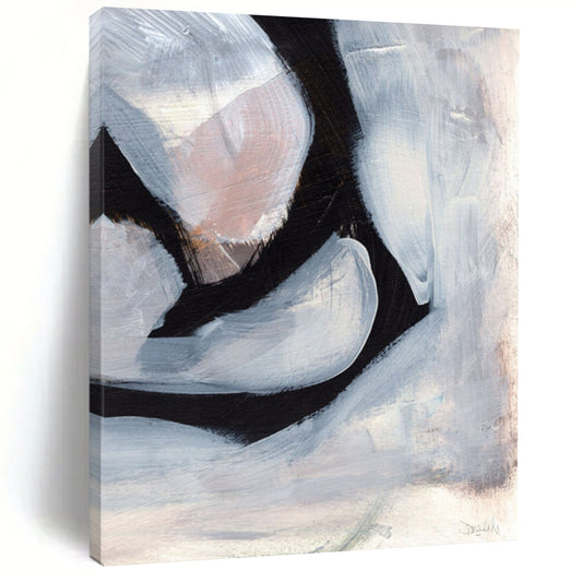 Custom Hand-Painted Abstract Artworks: Big Sizes & Textured Styles for Bar & Hotel DTP228