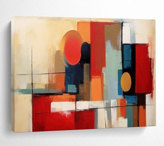 Geometric Abstract - Modern Living Room or Office Statement DLZ219