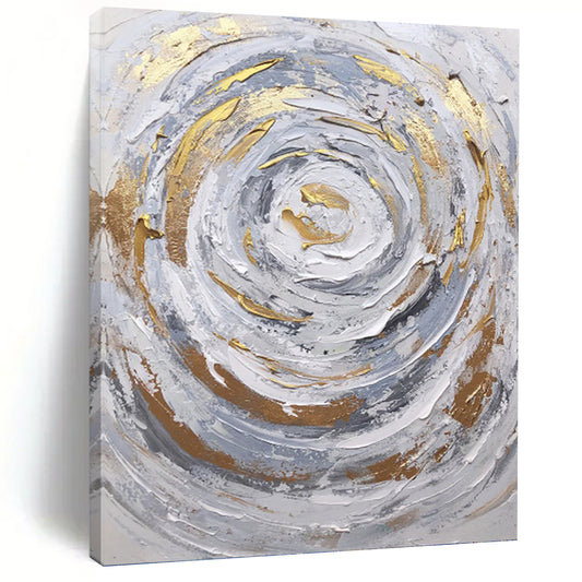 Dynamic Hand - Painted Textured Abstract for Office & Entryway DKH1286
