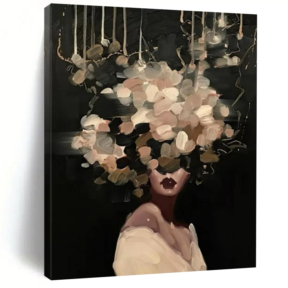 Big-Size Handmade Abstract Artworks: Textured Wonders for Living Room & Office DTP326