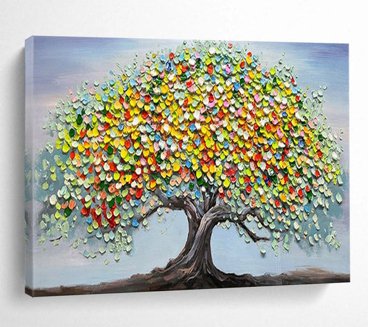 Giant-Sized Hand-Painted Abstract Art for Bedroom & Bar LargeART1537