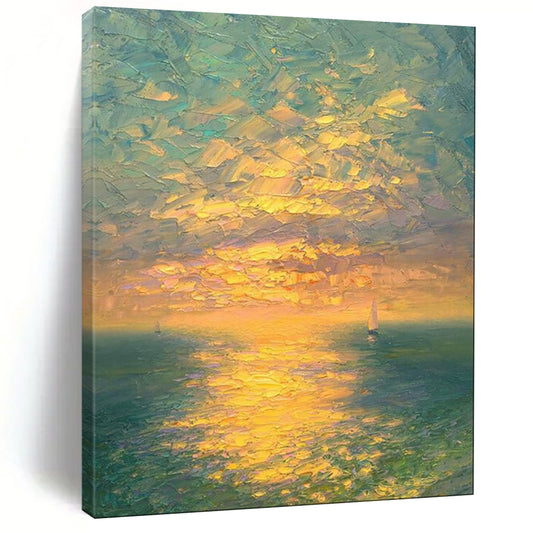 Metallic Textured Abstract Wall Art for Bedroom & Home Office LargeART2070