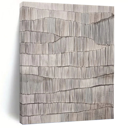 Colossal Hand - Painted Custom Textured Abstract Canvas for Dining Room & Bar DKH1034
