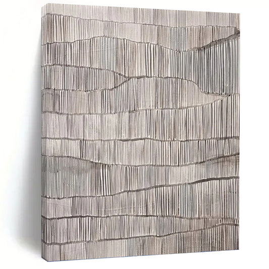 Colossal Hand - Painted Custom Textured Abstract Canvas for Dining Room & Bar DKH1034