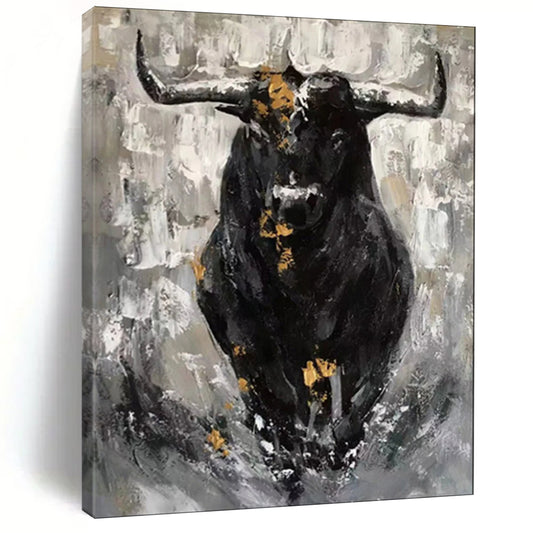 Minimalist & Sleek Hand-Painted Custom Abstract Painting for Office & Dining Room LargeART1971