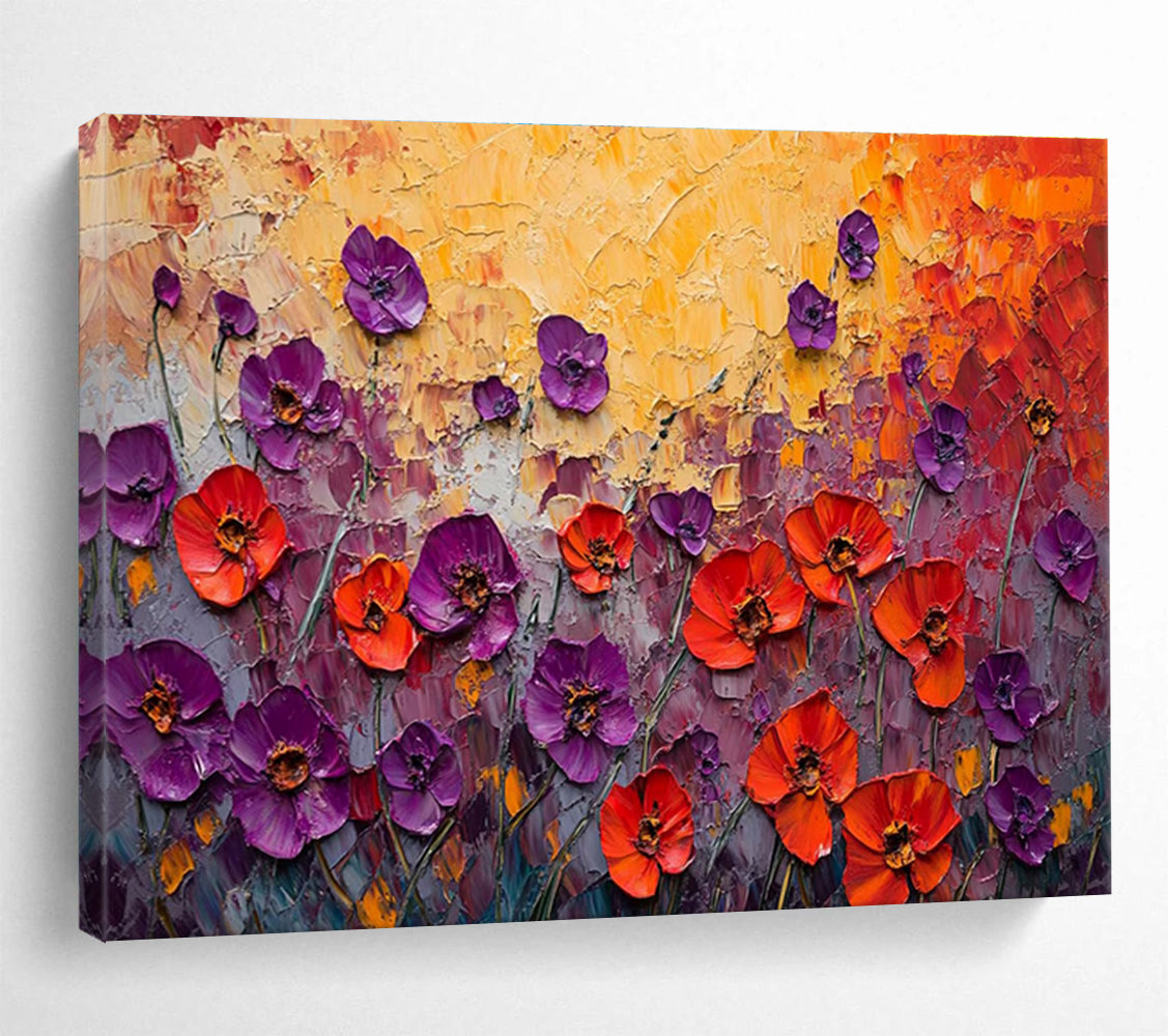 Alluring Large Abstract Painting with Textured Strokes for Hallway & Entryway DKH901