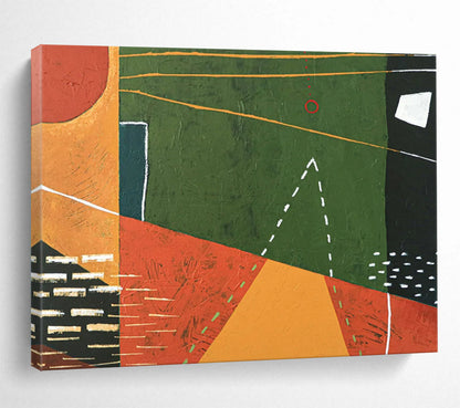 Elegant Poised Large Abstract Wall Decor for Hallway & Bar LargeART1808