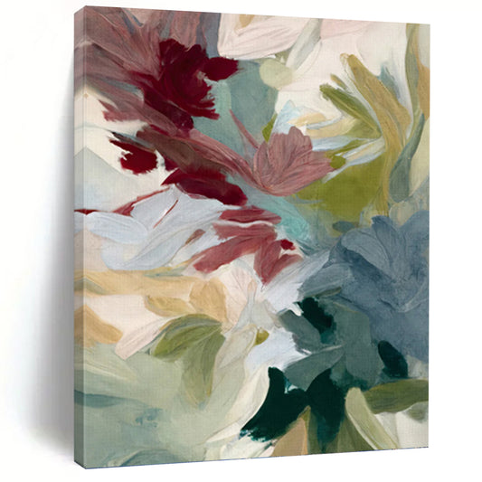 Dazzling Hand - Painted Textured Abstract Art on Canvas for Office & Hallway DKH1351