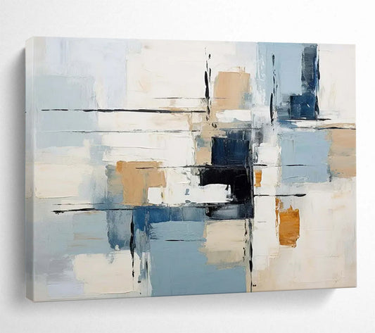 Morandi - Tone Geometric Abstract Painting - Artistic Atmosphere Maker for Modern Living Room DLZ092