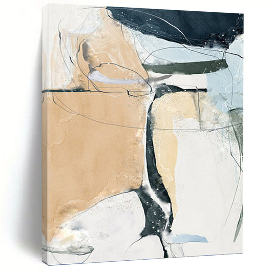 Gargantuan - Sized Vertical Hand - Painted Custom Abstract Marvel (with Distinctive Textures), Transforming Office and Hallway DKH1523