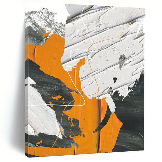 Titanic - Proportioned Vertical Hand - Painted Textured Custom Abstract Mural, Suitable for Bar and Hallway DKH1528