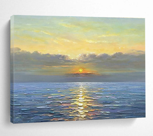 Relaxing Large Abstract Painting for Bedroom & Dining Room DKH883
