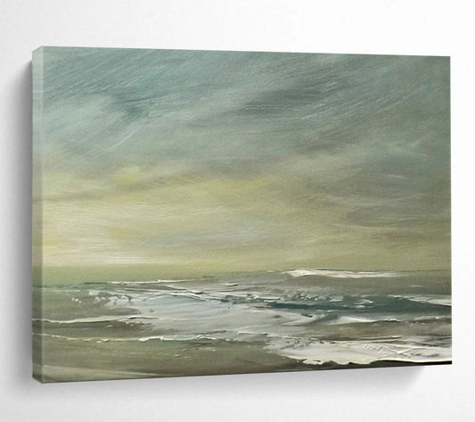Soft Sea & Sky Abstract - Calming Bedroom Retreat DLZ027