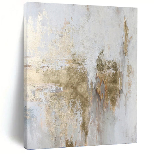 Oversized Hand - Painted Custom Textured Abstract Artwork for Hallway & Entryway DKH1006