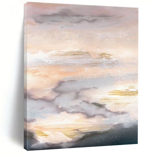 Custom Handmade Abstract Paintings: Large Dimensions, Textured Details DTP166