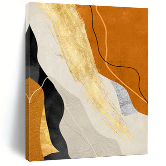 Vast - Sized Hand - Painted Custom Abstract Requiem (with Dynamic Textures), for Office and Dining Room DKH1517