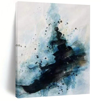 Huge-Scale Hand-Painted Abstract Art for Entryway & Hallway LargeART2306