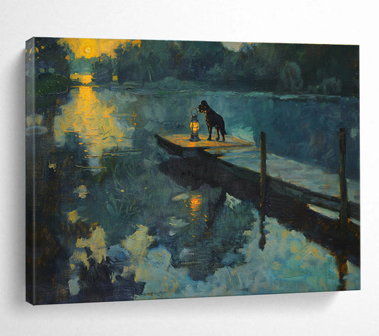 “Tempestuous Skies” Vast Abstract Wall Art for Bar & Living Room DKH221
