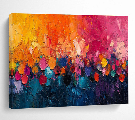 Monumental Hand - Painted Textured Abstract Art for Decorative Prestige DKH710